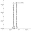 14K White Gold Lab Grown Diamond VS/SI GH, Post Dangle Earrings