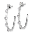 14K White Gold Lab Grown Diamond VS/SI GH, Hoop Earrings - Birthstone Company