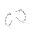 14K White Gold Lab Grown Diamond VS/SI GH, Hoop Earrings - Birthstone Company