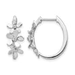 14k White Gold Diamond Earrings - Birthstone Company