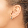 14k 1/3 carat Lab Grown Diamond VS/SI+ G+ Complete Hinged Hoop Earrings - Birthstone Company