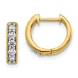 14k 1/3 carat Lab Grown Diamond VS/SI+ G+ Complete Miligrain Hinged Hoop Earrings