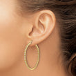 14k 7/8 carat Lab Grown Diamond VS/SI+ G+ Complete In and Out Hoop Earrings - Birthstone Company
