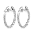 14kw Lab Grown Dia. VS/SI+ G+ Hoop Earrings - Birthstone Company