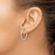 14kw Lab Grown Dia. VS/SI+ G+ Hoop Earrings - Birthstone Company