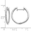 14kw Lab Grown Dia. VS/SI+ G+ Hoop Earrings - Birthstone Company
