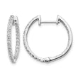 14kw Lab Grown Dia. VS/SI+ G+ Hoop Earrings - Birthstone Company