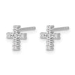 14K White Gold 1/10 ct Lab-Grown Diamond Stud Earrings - Birthstone Company