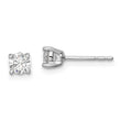 14K White Gold Lab Grown Diamond VS/SI GH, Post Earrings