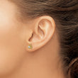 14k 1/5 carat Lab Grown Diamond VS/SI+ G+ Complete Knot Post Earrings - Birthstone Company