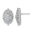 14k 2 1/2 carat Lab Grown Diamond VS/SI+ G+ Complete Cluster Post Earrings - Birthstone Company
