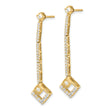 14K Lab Grown Diamond VS/SI GH, Dangle Post Earrings