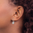 14k White Gold 1 carat Lab Grown Diamond VS/SI+ G+ Complete Drop Leverback Earrings 23 in - Birthstone Company