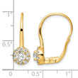 14k 1 1/2 carat Lab Grown Diamond VS/SI+ G+ Complete Drop Leverback Earrings 23 in - Birthstone Company