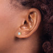 14K Yellow Gold 1 ct Lab-Created Diamond VS/SI+ G+, Cushion-Cut 4-Prong Stud Earrings - Birthstone Company