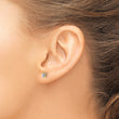 14K Yellow Gold 1/2 ct Lab-Created Diamond VS+ F+, Octagon / Emerald-Cut 4-Prong Stud Earrings - Birthstone Company
