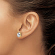 14K Yellow Gold 3 ct Lab-Created Diamond VS/SI+ G+, Oval-Cut 4-Prong Stud Earrings - Birthstone Company