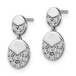 14K White Gold Lab Grown Diamond VS/SI GH, Dangle Post Earrings