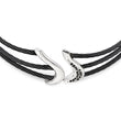 Titanium Two-Tone Black Spinel Flex Necklace Elegant Design