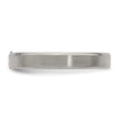 Edward Mirell Titanium Tension-set Square Rhodolite Garnet Brushed 4mm Band - Birthstone Company
