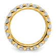 14K Lab Grown Diamond VS/SI FGH Eternity Band - Sophia Jewelers