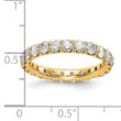 14K Lab Grown Diamond VS/SI FGH Eternity Band - Sophia Jewelers