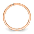 14k Rose Gold 1/2 carat Lab Grown Diamond VS/SI+ G+ Complete Channel Set Size 4 Eternity Band - Birthstone Company