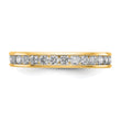 14K Lab Grown Diamond Polished 1ct Channel Set Eternity Band
