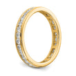 14K Lab Grown Diamond Polished 1ct Channel Set Eternity Band