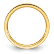 14k Yellow Gold 2mm Standard Weight Flat Comfort Fit Wedding Band Size 4