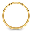 14k Yellow Gold 5mm Lightweight Flat Wedding Band Size 4