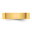 14k Yellow Gold 5mm Lightweight Flat Wedding Band Size 4