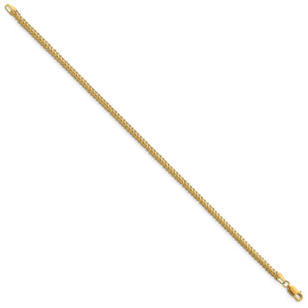 14K 7 inch 2.3mm Franco with Lobster Clasp Bracelet