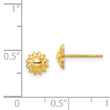 14k Madi K Sunflower Post Earrings