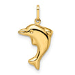 14k Madi K Polished 3-D Dolphin Pendant