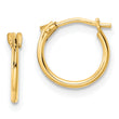 14K Madi K Polished Hoop Earrings