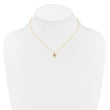 14K Gold Rhodolite Garnet Heart Necklace June Birthstone Elegance 18 in - Birthstone Company