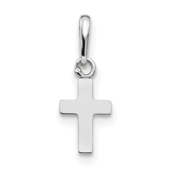 14k White Gold Madi K Children's Cross Pendant