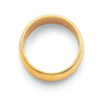 14k Yellow Gold 2mm Half-Round Wedding Band Size 4