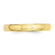 14k Yellow Gold 3mm Half-Round Wedding Band Size 4
