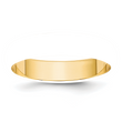 14k Yellow Gold 5mm Half-Round Wedding Band Size 4