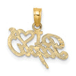 14k I Heart PAPA Charm