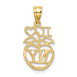 14K I HEART NY Apple Charm