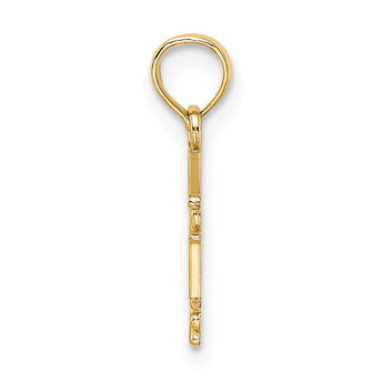 14K RN Caduceus Charm