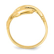 14K Double Dolphin Ring