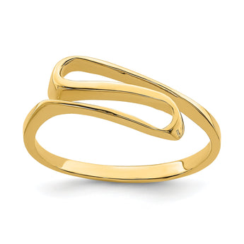 14K Swirl Ring