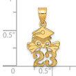 14K Graduation Cap and Diploma 2023 Charm