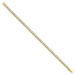 Kelly Waters Gold-plated Prong Set CZ 7.25 inch Tennis Bracelet