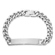 Kelly Waters Stainless Steel Polished 8.25 inch Engravable ID Bracelet