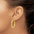 14K Polished Lightweight Hoop Earrings